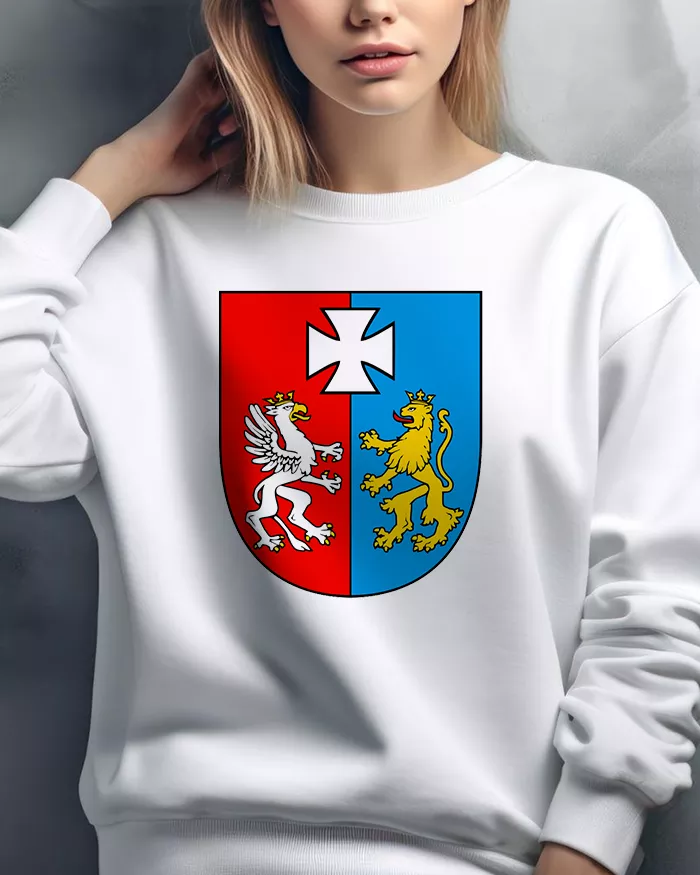 Bluza damska z nadrukiem herbu Województwo Podkarpackie