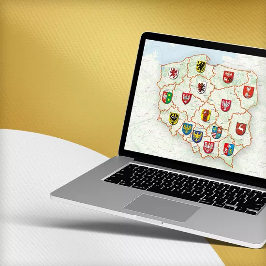 Znajdź swój herb - mapa herbów