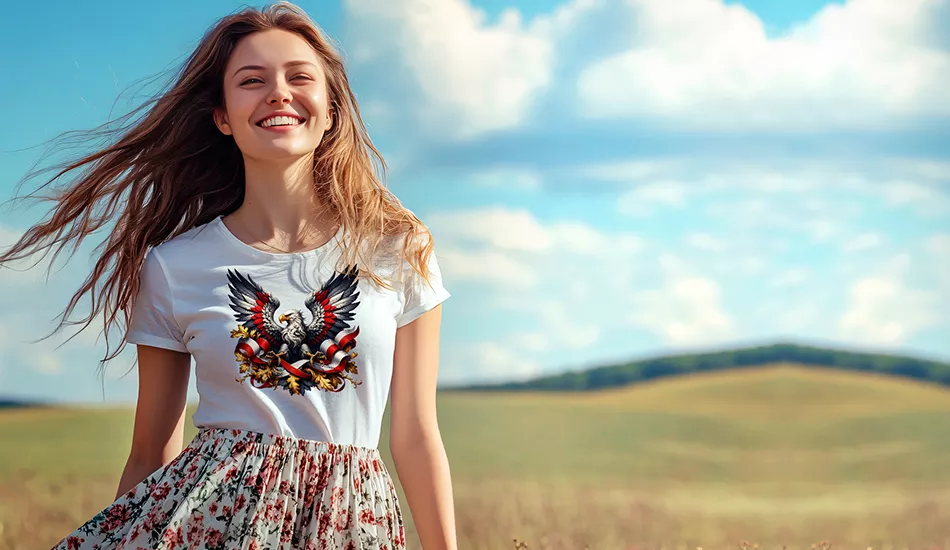 Zamów koszulkę, bluzę lub inny gadżet z herbem swojej miejscowości.